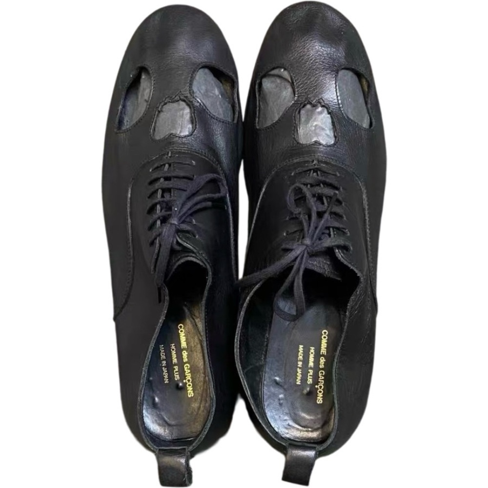 Comme des Garçons Homme Plus 2011SS Runway “Skull” Cut-Out Derby Shoes